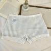 Female Spring and Summer Pure Cotton 10A Antibacterial 2 In 1 Safe Flat Angle Underwear