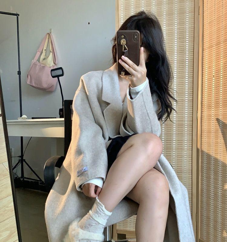 Mao Mao shoes women's winter wear 2025 autumn new versatile Korean version thick heel single shoes women Lolita high heels women