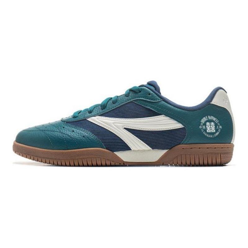 Li-Ning PP Table Tennis Series Unisex Table Tennis Shoes Blue Green AZGU151-2 37