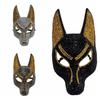 Creative Shiny Zircon Rhinestone Mask Luxury Design Decorations Halloween Mask Dress Up Props Elegant Anubis Mask Halloween