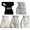 Stackable Artificial Pearls Necklace With Adjustable Chain Waist Jewelry Body Jewelry For Party Wedding Daily Wear