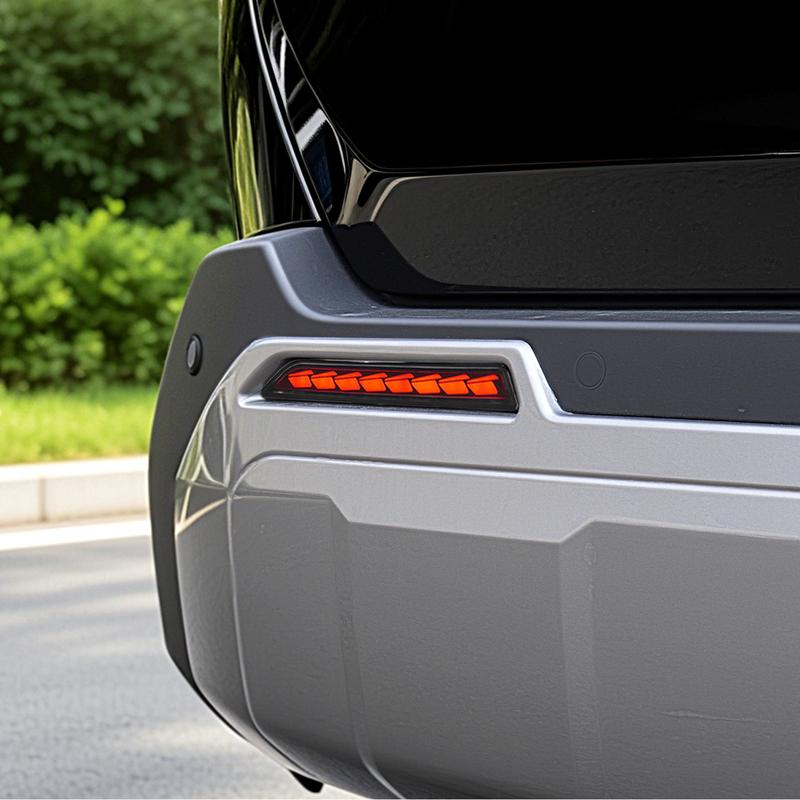 Dynamic Sequential LED Rear Bumper Fog Lamp Turn Signal Smoke Red Lens Auto Accessories For Toyota RAV4 2026 2027 2028 2Pcs