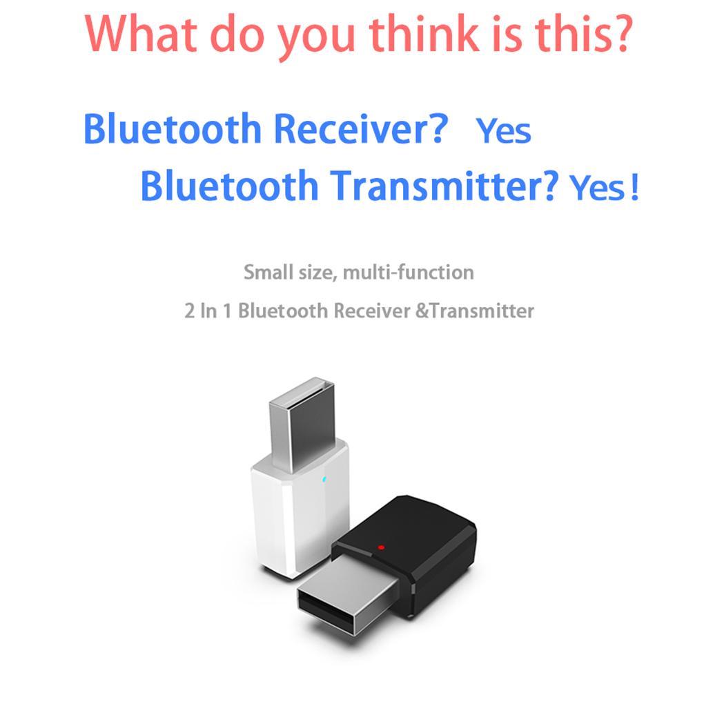 True Wireless Transmitter & Receiver Audio 3.5mm Jack Aux Adapter