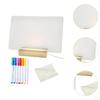 Acrylic Display Planner Board Glow Memo LED Handwriting Tablet Bright Lamp for Dining Room