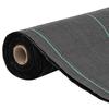 VidaXL Black Weed Control Membrane 0.5x200 M PP, Weed Barrier Fabric, Weed Control Membrane 4005142