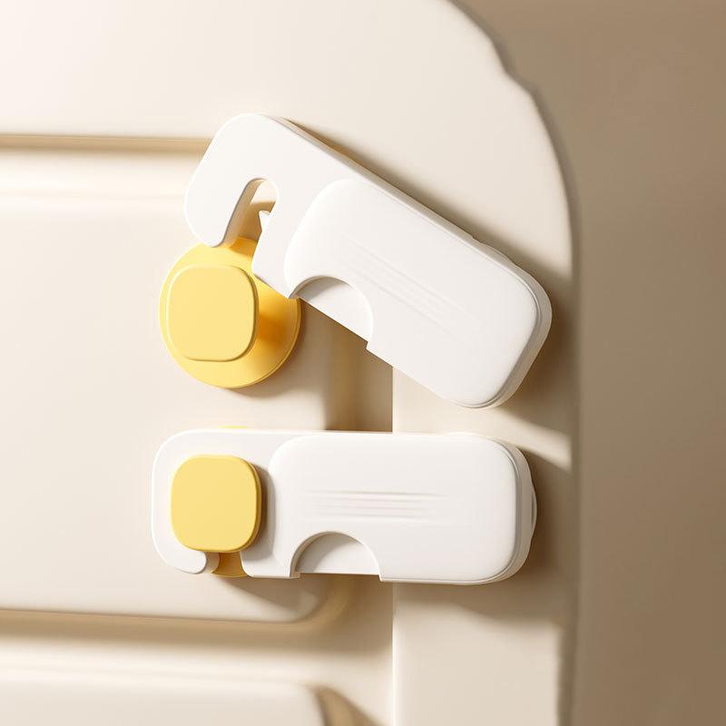 1 Stück Baby Anti-Quetschhand Schranktürschnalle Zuhause Kühlschrankschloss Multifunktions-Schubladensicherungen für Kindersicherheitsschutz