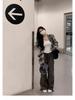 Korean Style Plaid Turn-Down Collar Long Sleeve Women's Shirt - Spring/Summer Casual Loose Mid-Length Sun Protection Top