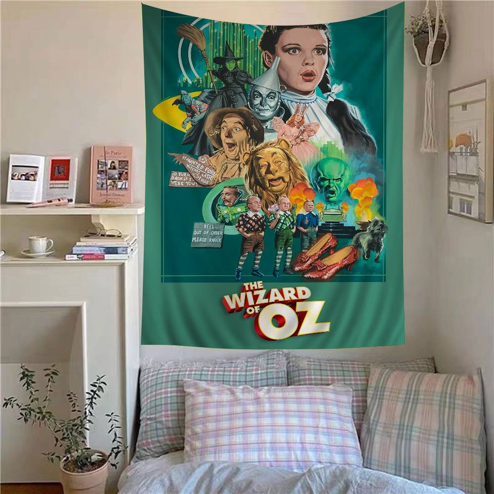 The WWizard Of OOz Movie DIY Wall Tapestry Hippie Flower Wall Carpets Dorm Decor Wall Art Decor
