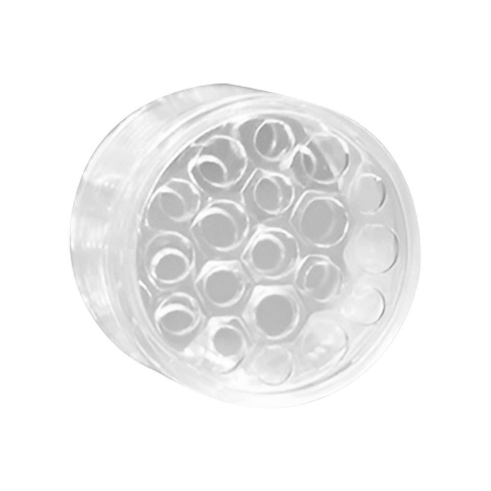 Plastic Floral Art Stem Holder Polished Transparent Vase Container Clear Spiral Flower Holder  Desk