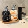 Siamese cat hand sanitizer foam separately bottled bathroom counter lovely press bottle shampoo bath bottle soap dispenser