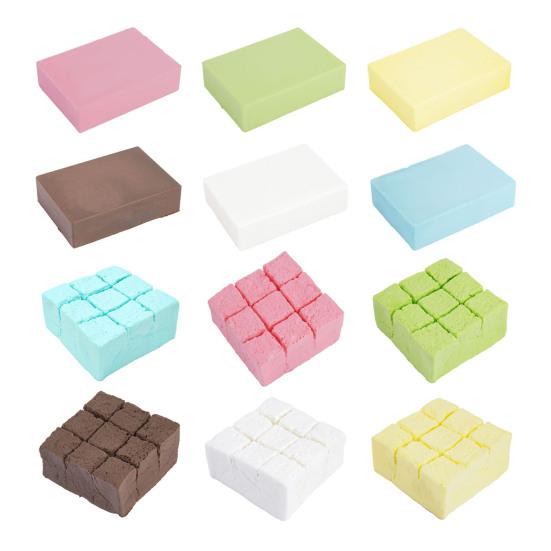 Hand Therapy Squeezing Toy Stress Relief Food Squeeze Toy Slow Rebound Sensory Simulated Fidget Pinch for Home Office Relaxation