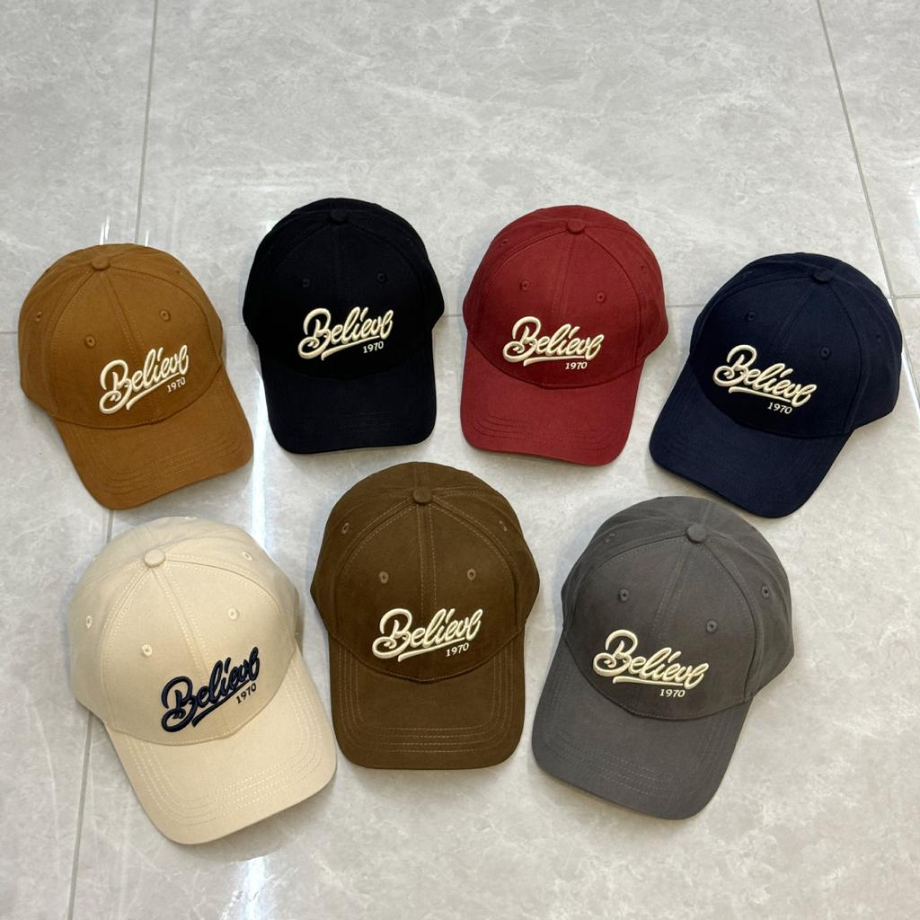 New Japanese and Korean style large letter and number embroidery casual retro fashion versatile street hard-top baseball cap