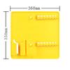 Wall Mounted Plastic Safety Lockout Station Open Style Padlock Board Workstation Shutdown Management Center for Industrial Use