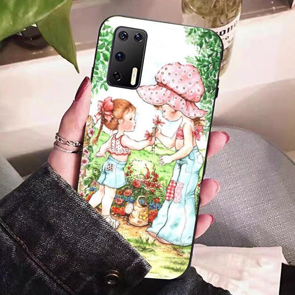 Sarah Kay Mädchen Handyhülle Für Huawei P 8 9 10 20 30 40 50 Pro Lite Psmart Honor 10 Lite 70 Mate 20lite