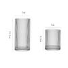 250ml oder 360ml Transparente Glasbecher in vertikal gemusterter Form Sehen toll aus für den täglichen Gebrauch oder zum Trinken bei festlichen Zusammenkünften