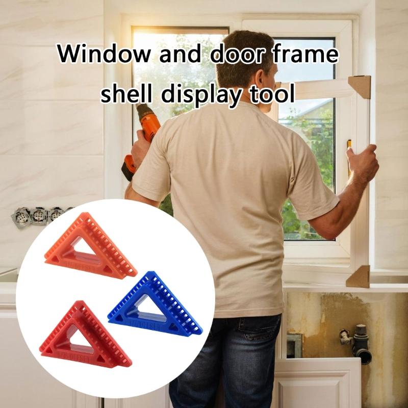 Accuracy Trim Spacer Tool with Multiple Measurement Setting Woodworking Gauges Upgrades for Door Window Frame Alignment