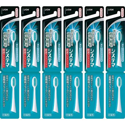 Sonic Assist Brush Náhradná kefa Mäkká zelená 2 kusy x 6 kusov (Elektrické)