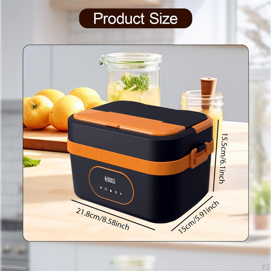 Electric Lunch Box Container Easy to Carry Fast Heating Food Heater for Home
