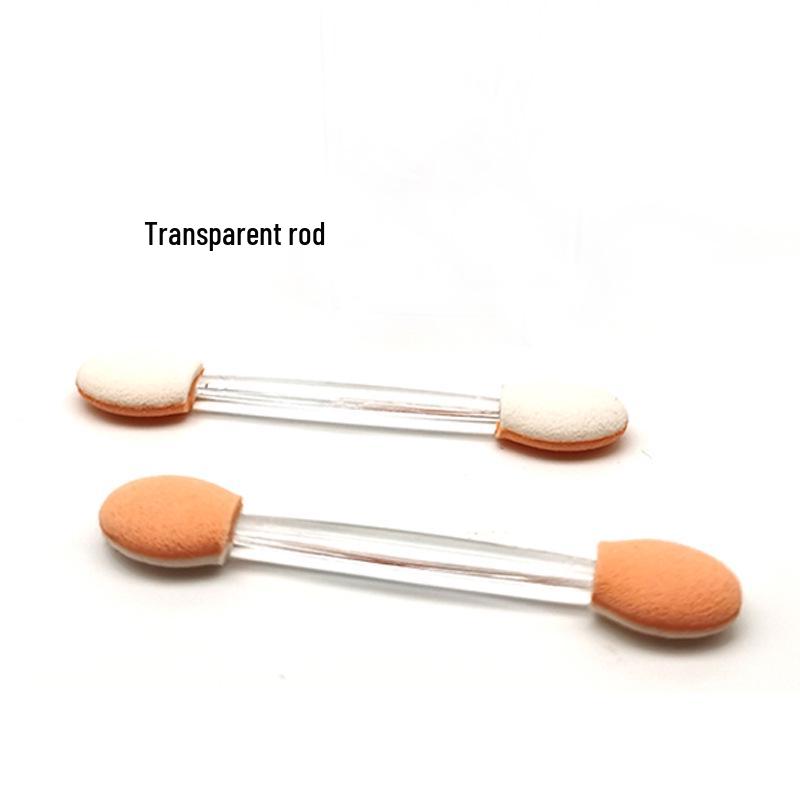 Single & Double Head Disposable Eyeshadow Stick with Latex Sponge for Blending and Nail Art