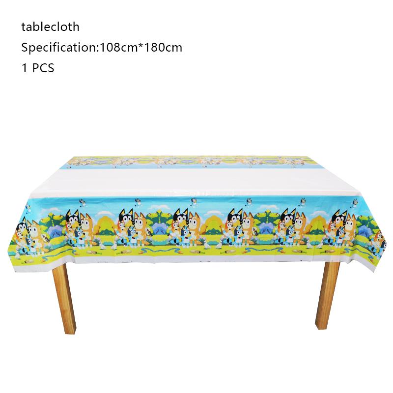 

Новое украшение для дня рождения Блуи Латексные шары Бинго Алюминиевый фольгированный шар Одноразовая посуда Детские товары для мероприятий Задник Other