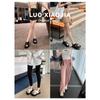 Sheepskin bread sandals women's summer leather shoes heightened thick soles crossed with clouds bubbles casual versatile Rome