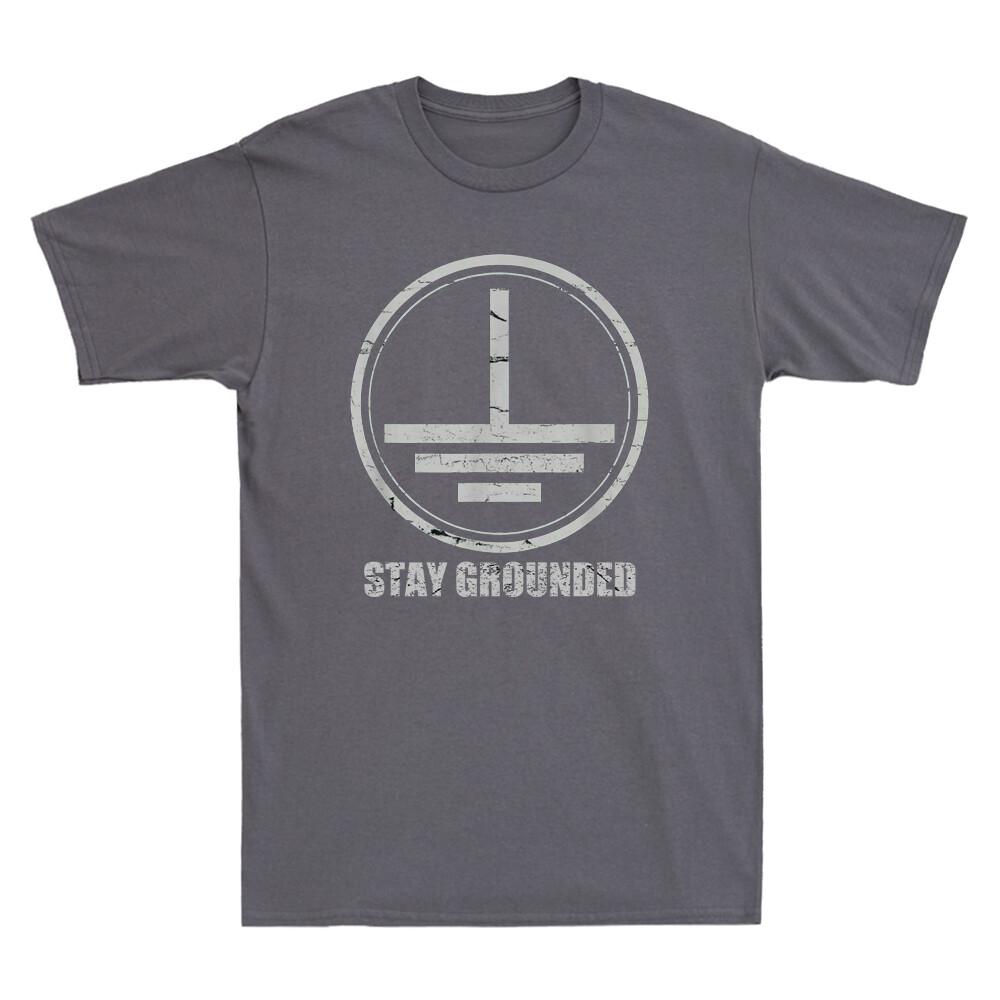 

Electrician T-Shirt - Stay Grounded Funny Nerd Engineer Gift Retro Men s T-shirt Unisex T-Shirt XXXXL