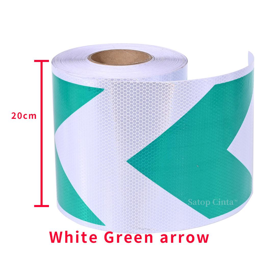 15CM*10M Reflective Safety Tapes White-Red Twill Conspicuity Automotive Vehicle Film Reflectors Trailer Stickers For Cars Trucks