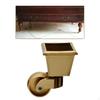 Heavy Duty Swivel Caster Furniture Brass Wheels