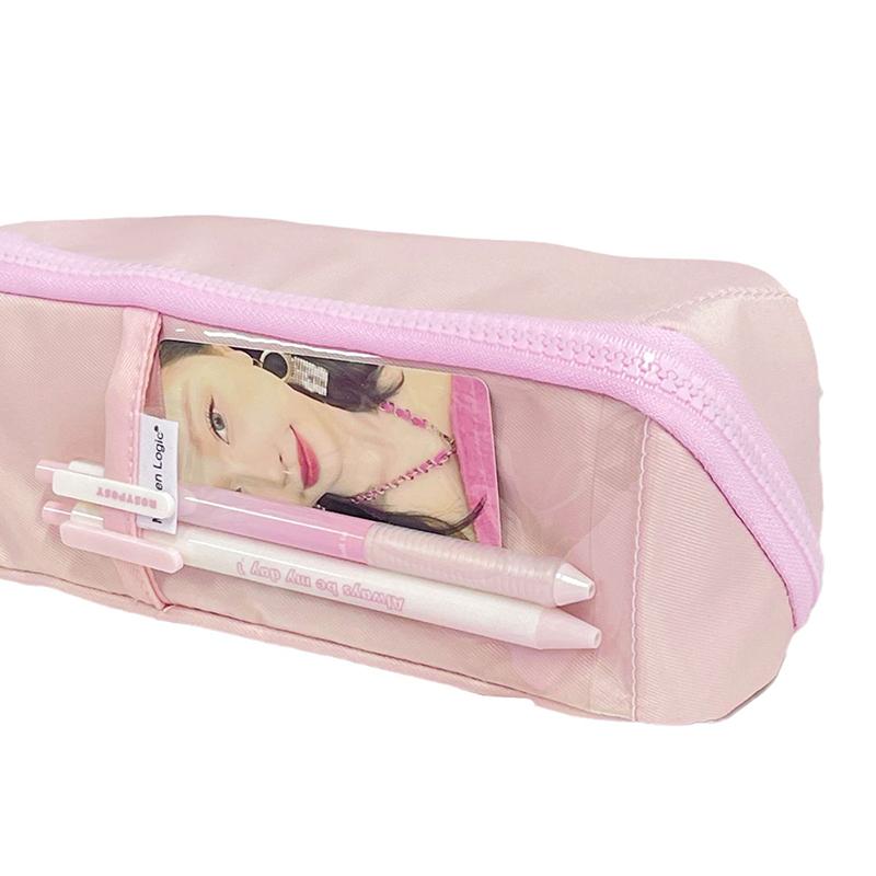 Large Capacity Pencil Bag Aesthetic School Big Pouch Girl Cute Stationery Holder Bag Children Pen Case Students School Supplies