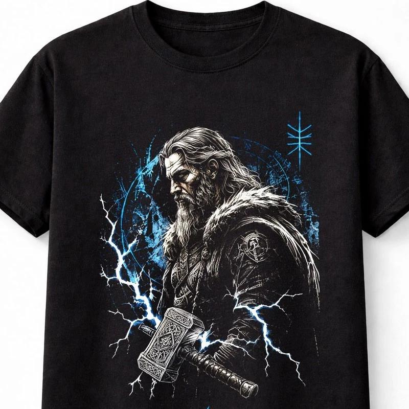 Thor Viking God Of Thunder Norse Mythology Hammer Unisex TShirt S