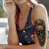 3pcs Temporary Tattoo Roses Black And Grey Realism Spider Butterflies Waterproof Long-lasting Body Stickers Thorns For