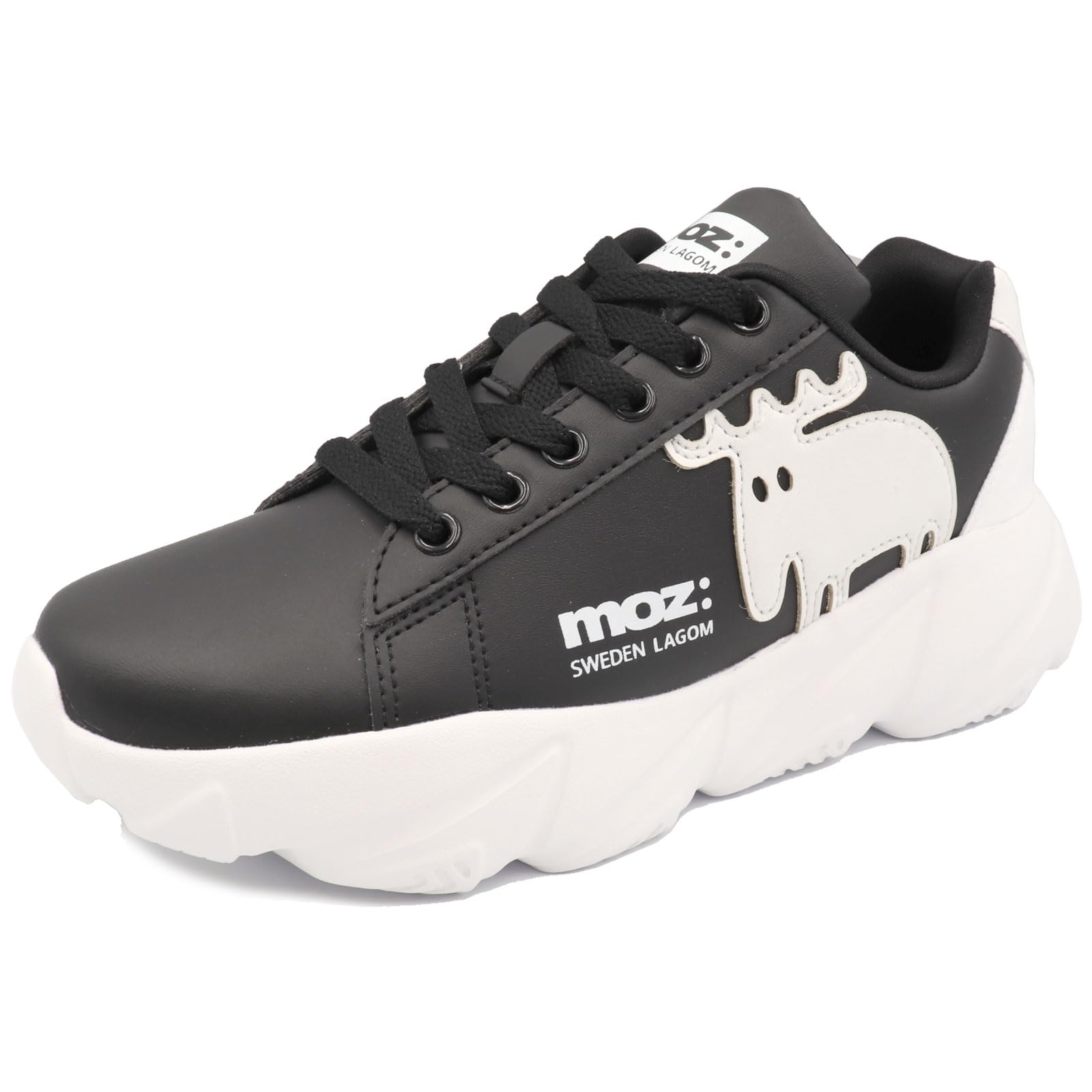 

Big Elk Platform Sneakers MZ3020 cm [Mozu] Women s BLK/WHT 23.0