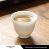 Gold Thread Porcelain Gongfu Tea Cup - Traditional White Ceramic for Home Use