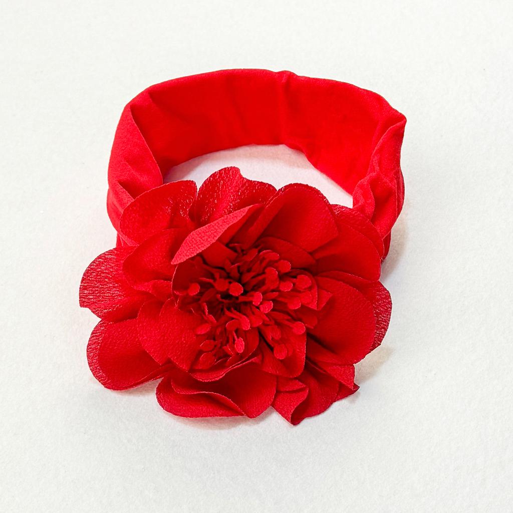1PC Chiffon Flower Headbands Baby Girls Elastic Nylon Headbands for Baby Newborn Girls Floral Hairbands Party Hair Accessories