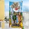 Warner Bros. Works Personalized Text Beach Towel Soft Durable Quick-Dry Suitable for Sports Travel Swimming Yoga Bathroom Beach And Pool
