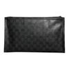 Gucci Coated Canvas Clutch Medium Men's Black 876480-FAF8A-1000