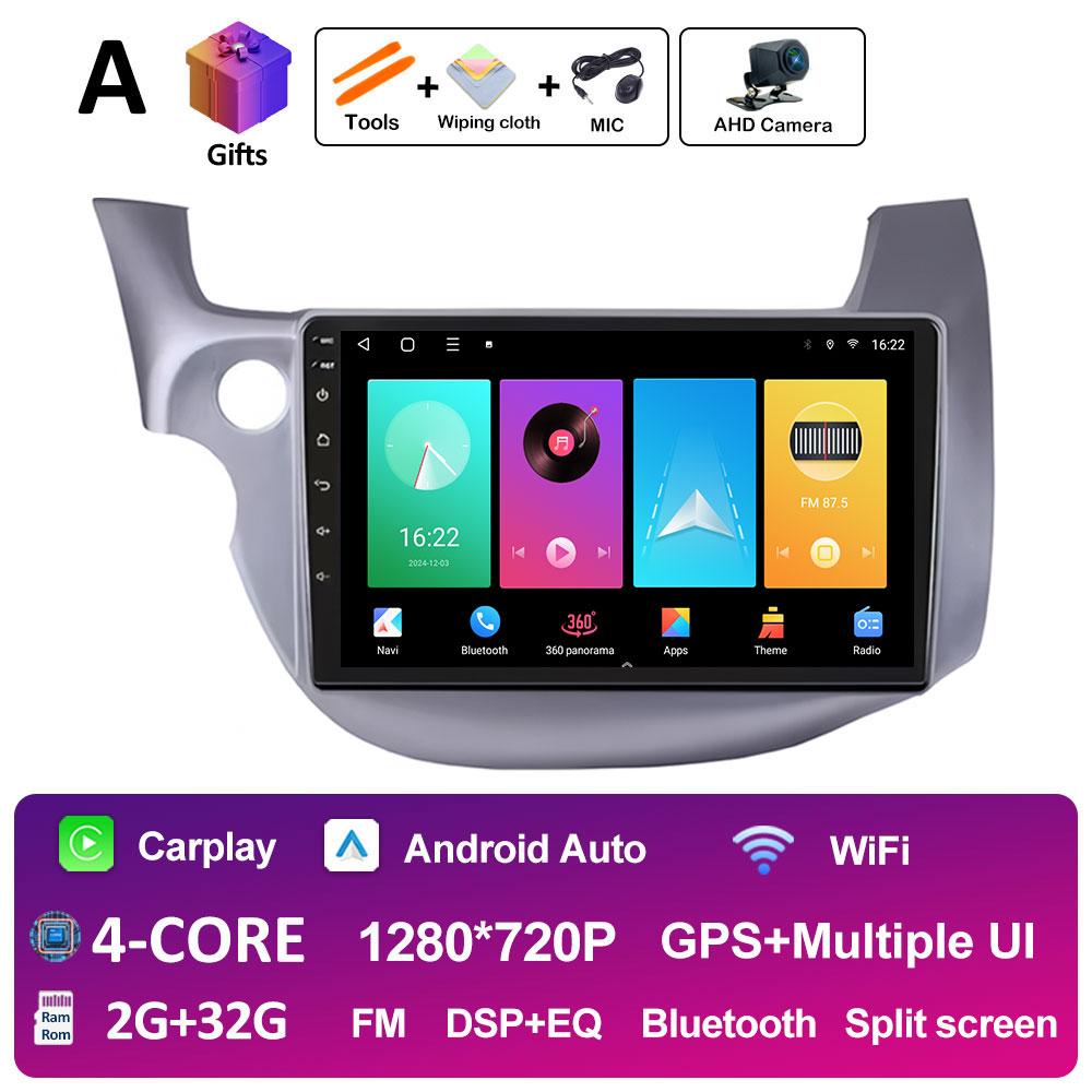 Left Hand Drive GPS For HONDA FIT JAZZ 2007 2008 2009 2010 2011 2012 2013 Cooling Fan Auto Tools GPS Navigation Touch Screen 4G