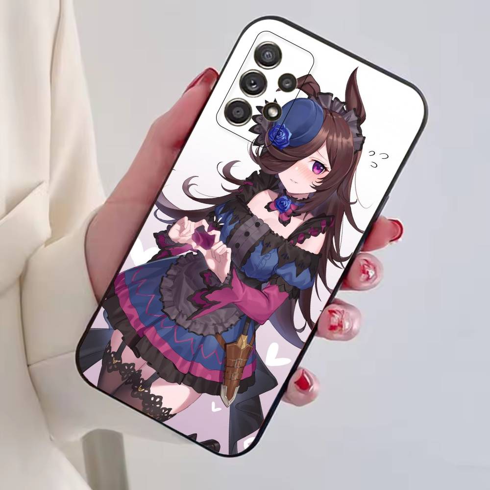 Game U-Umamusume:Pretty Derby Phone Case For Samsung S25,S24,S21,S22,S23,S30,Ultra,S20,Plus,Fe,Lite,Note,10,Black Cover