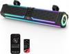 KEMIMOTO Midnight 80Gen2 UTV Bluetooth Soundbar Deeper Outdoor Bass Speaker Compatible with Polaris RZR for Can-Am for Golf Cart