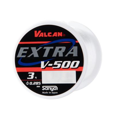Sanyo Nylon Vulcan Extra V-500 Nylonschnur, 500m, 1.0, Naturklar
