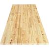 Shimizu Lumber Store: Custom-made Table/desk Top, Cypress Laminated Wood with Knots, 3 X 80 X 120cm, Oiled and Clear.
