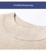 Men's Fleece-Lined Sweater with Half-High Neck, Soft & Close-Fitting, Thick Imitation Mink Knitwear for Middle-Aged & Young Men