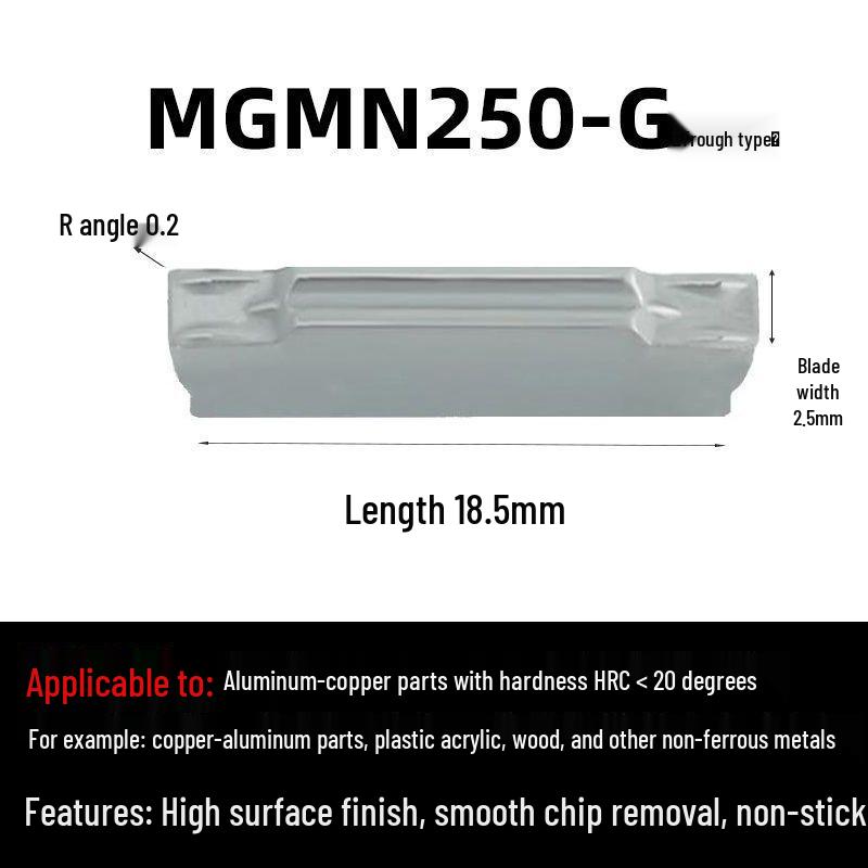 CNC Lathe Grooving Inserts MGMN300-M End Face Cutting Tools