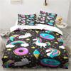 Cartoon Unicorn Pattern Bedding Bedroom Home Decoration Pillowcase Duvet Cover Bed Sheet Set Children's Room Bedding Set Luxury