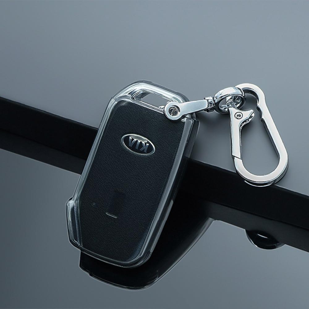 AABFQ1 Transparent Soft Car Key Case Shell For Kia Sportage 4 3 2023 Ceed Soul Ev Niro Hybrid Proceed Seltos K5 Protector Accessories