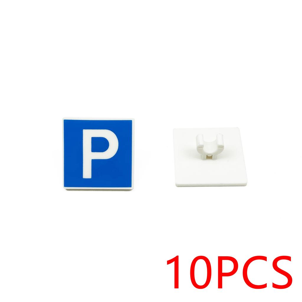 MOC Printed Tile ToyCompatible Brick Accessories Building Blocks City PC Phone Clock Pizza Parts Bricks Children Kids