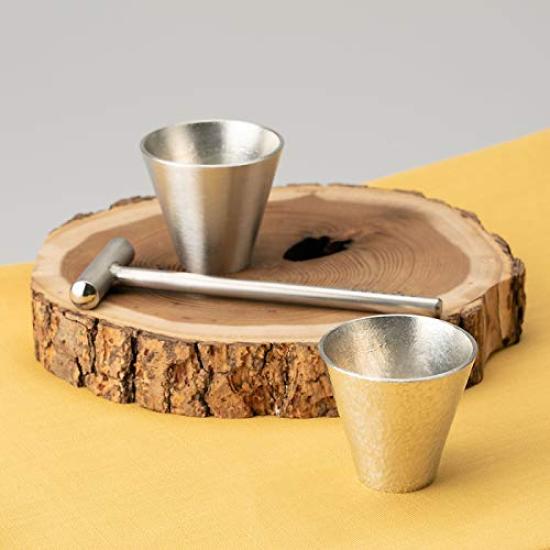 Nousaku Hammered Finish Kit Includes 2 Sake Cups 900306 -