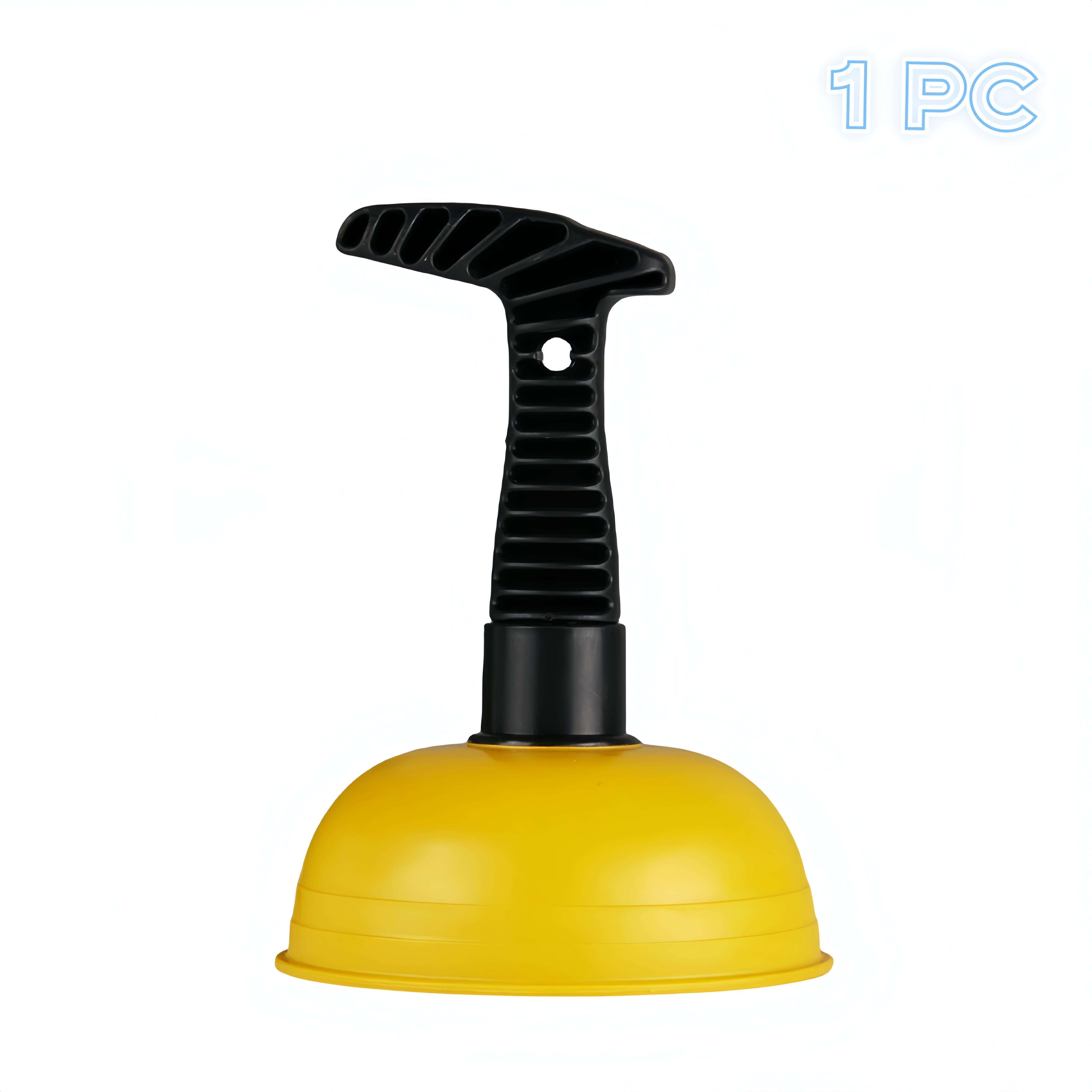 

Мощный мини-плунжер для ванной комнаты, душа, ванны, туалета, автофургона и кухонной раковины — простой в использовании небольшой инструмент для прочистки с короткой ручкой жёлтый