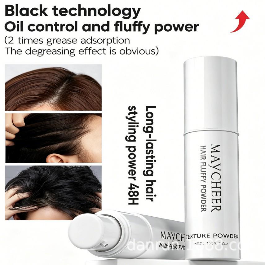 MAYCHEER No-Rinse Hair Fluffy Powder Spray - Long-Lasting Oil Control & Refreshing Korean Styling Essential