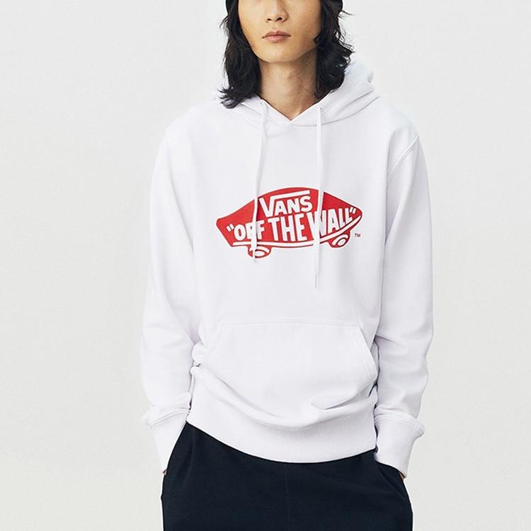 Vans Skateboard Logo Hoodie Men Hoodies White VN0A5F5JKSF